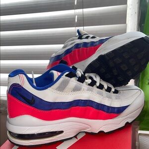 Nike Air Max 95 White Pink Blue Sneakers